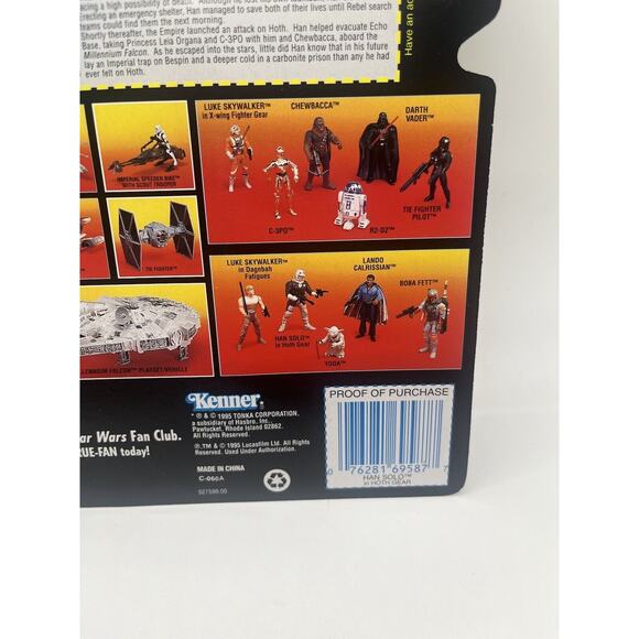 Hasbro Star Wars Power Of The Force Han Solo In Hoth Gear Action Figure - Picture 7 of 9